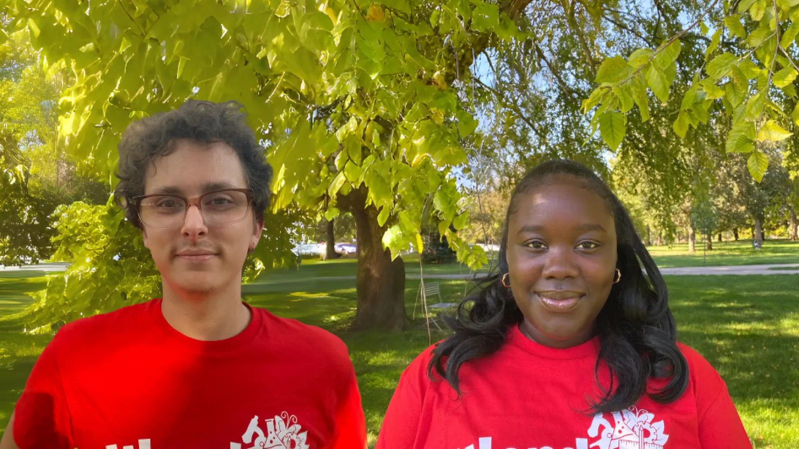 Our new student assistants, Brian and Rama